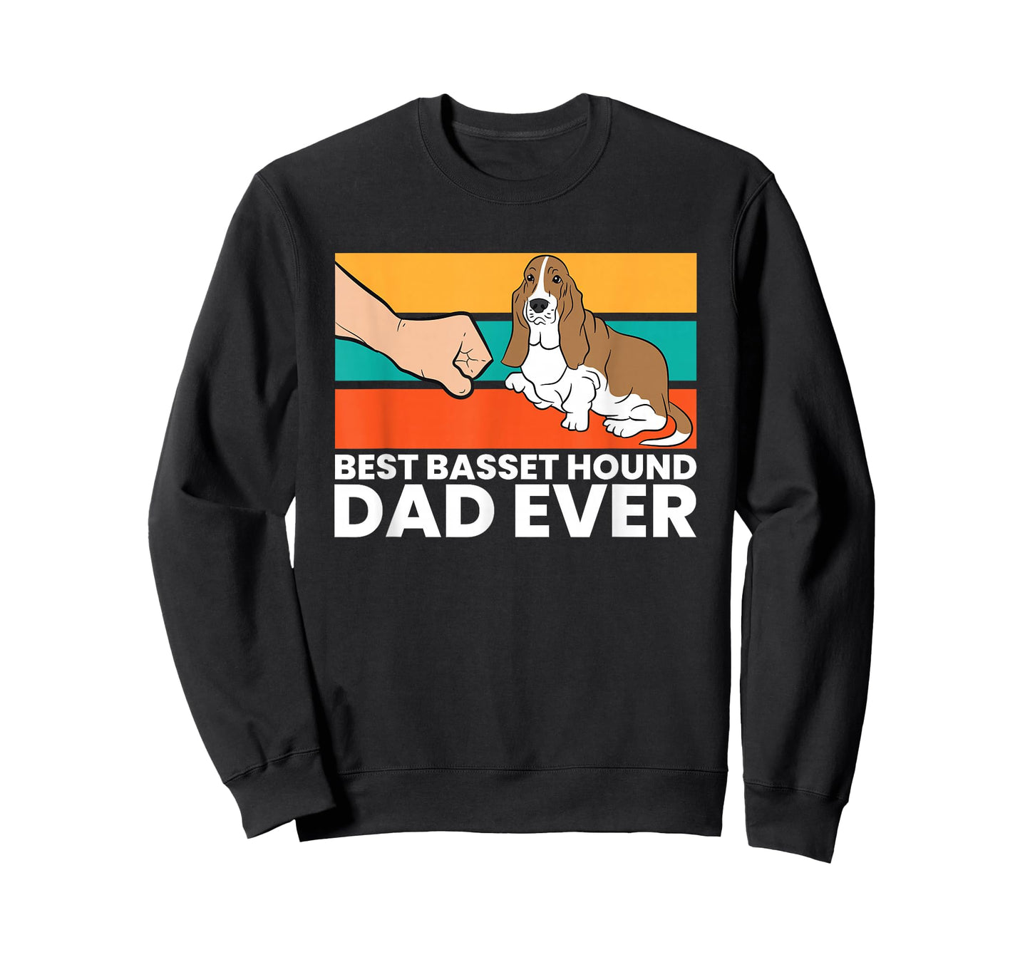 Best Basset Hound Dad Ever Funny Basset Hound T-Shirt