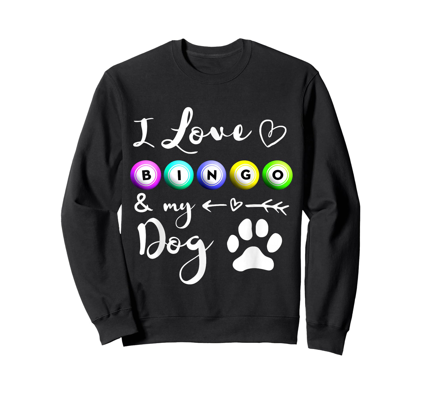 Bingo for Women I Love Bingo and My Dog Gift T-Shirt