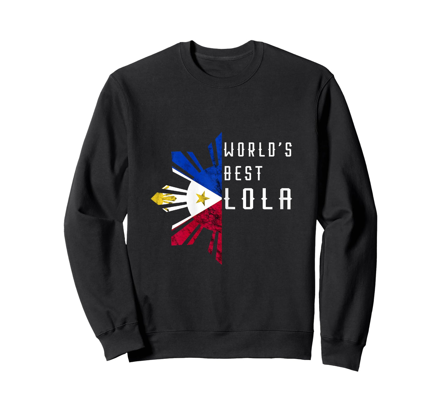 Philippines World's Best Lola Filipino Sun Pinay Flag T-Shirt