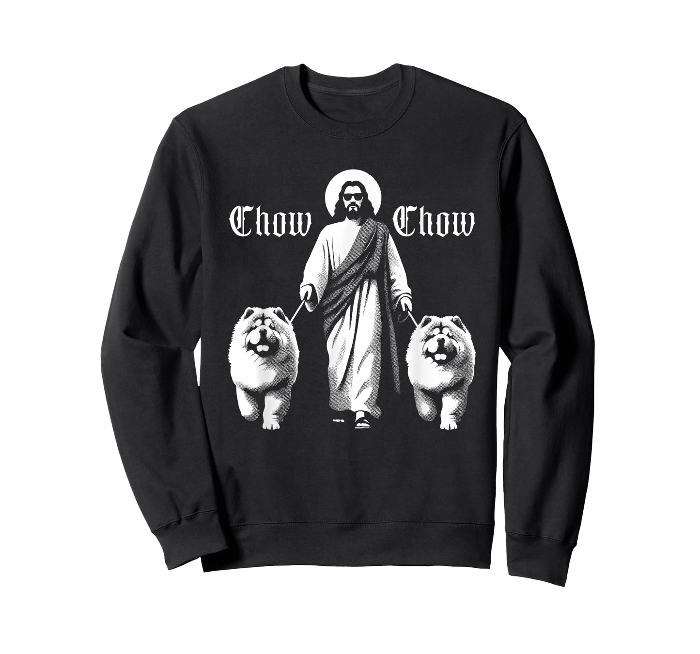 Jesus Chow Chow Dogs - Funny Christian Religious Dog Lover T-Shirt