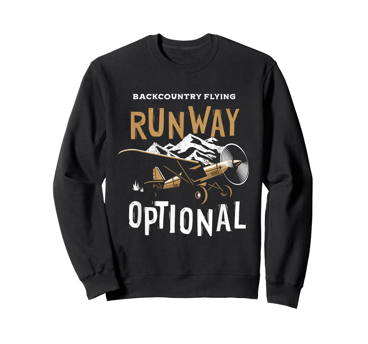 STOL Bushplane Pilot Backcountry Flying Runway Optional T-Shirt