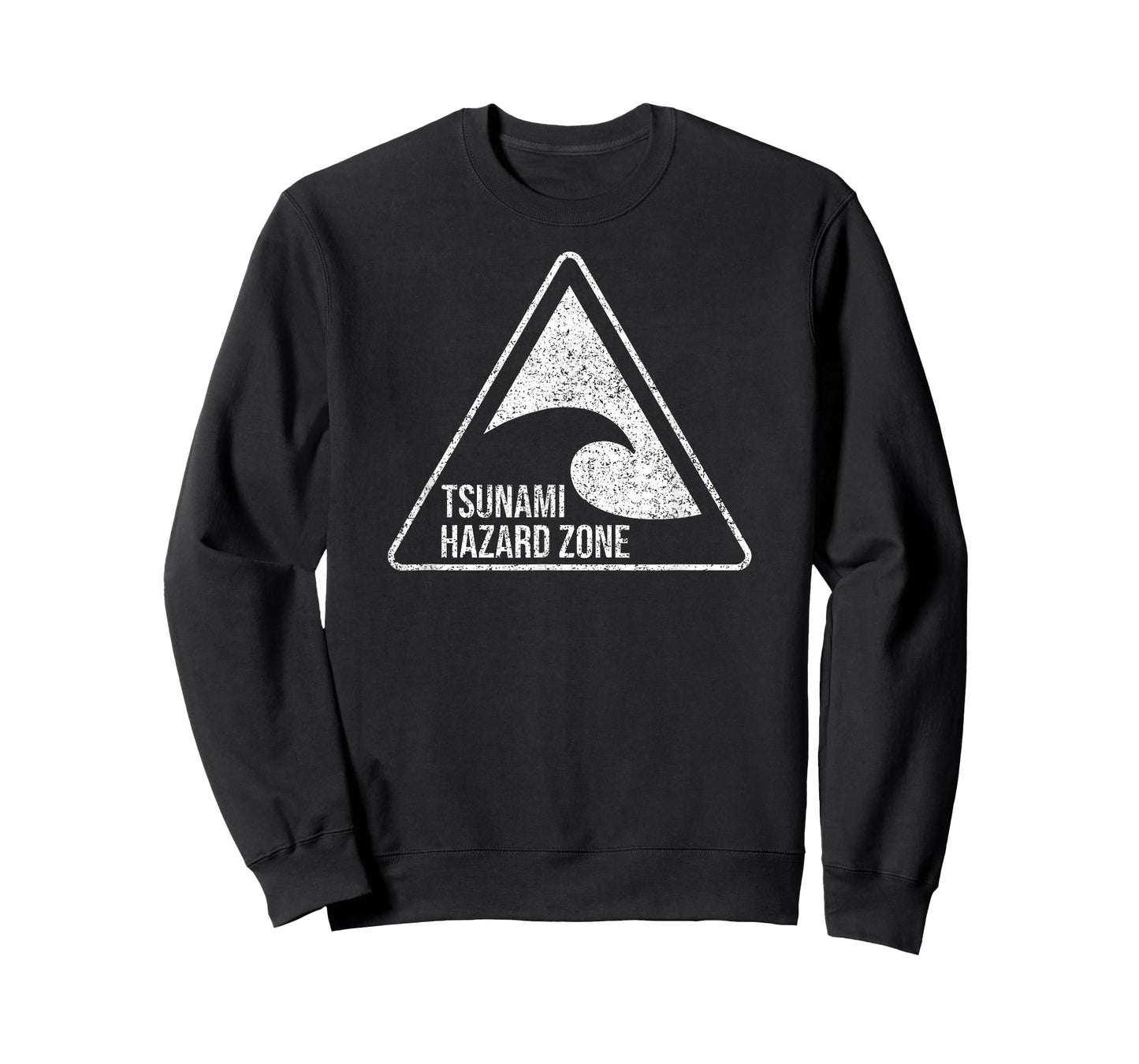 TSUNAMI Hazard Zone Warning Sign T-Shirt