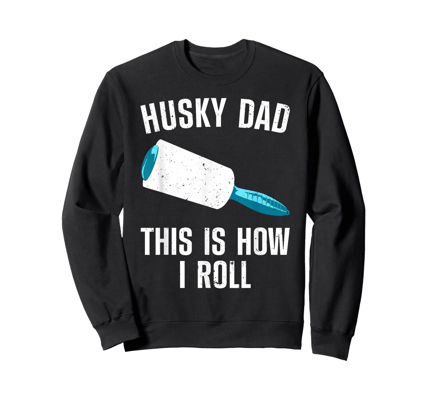 Husky Dad Art For Father Men Husky Lover Siberian Husky Dog T-Shirt
