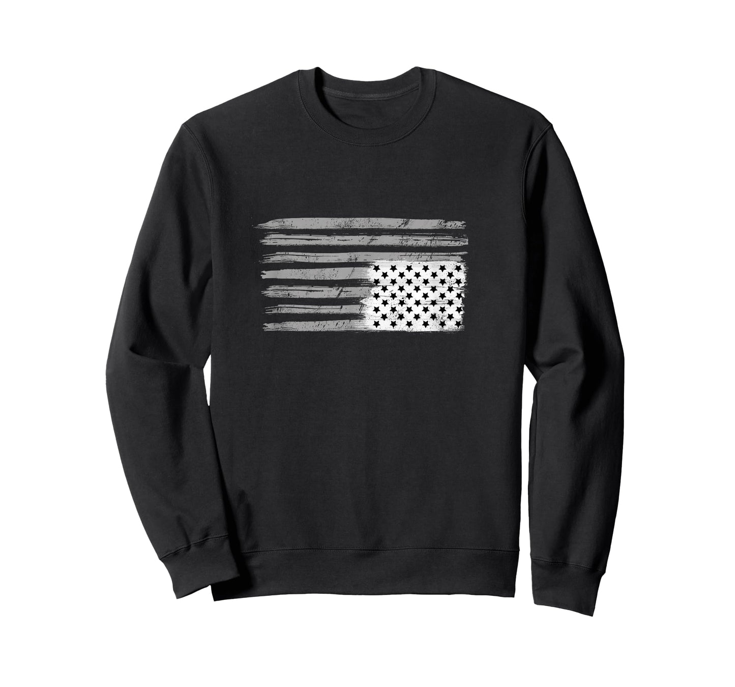 Black and White American Flag Resist Upside Down USA T-Shirt T-Shirt