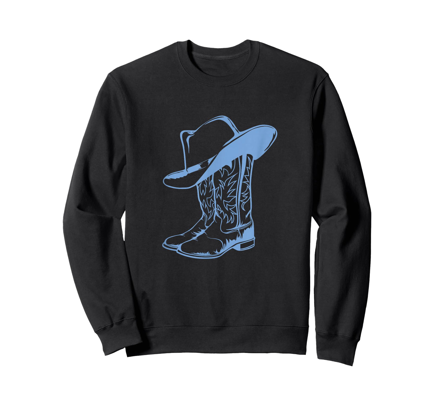 Coastal Cowgirl Western Blue Cowboy Boots T-Shirt