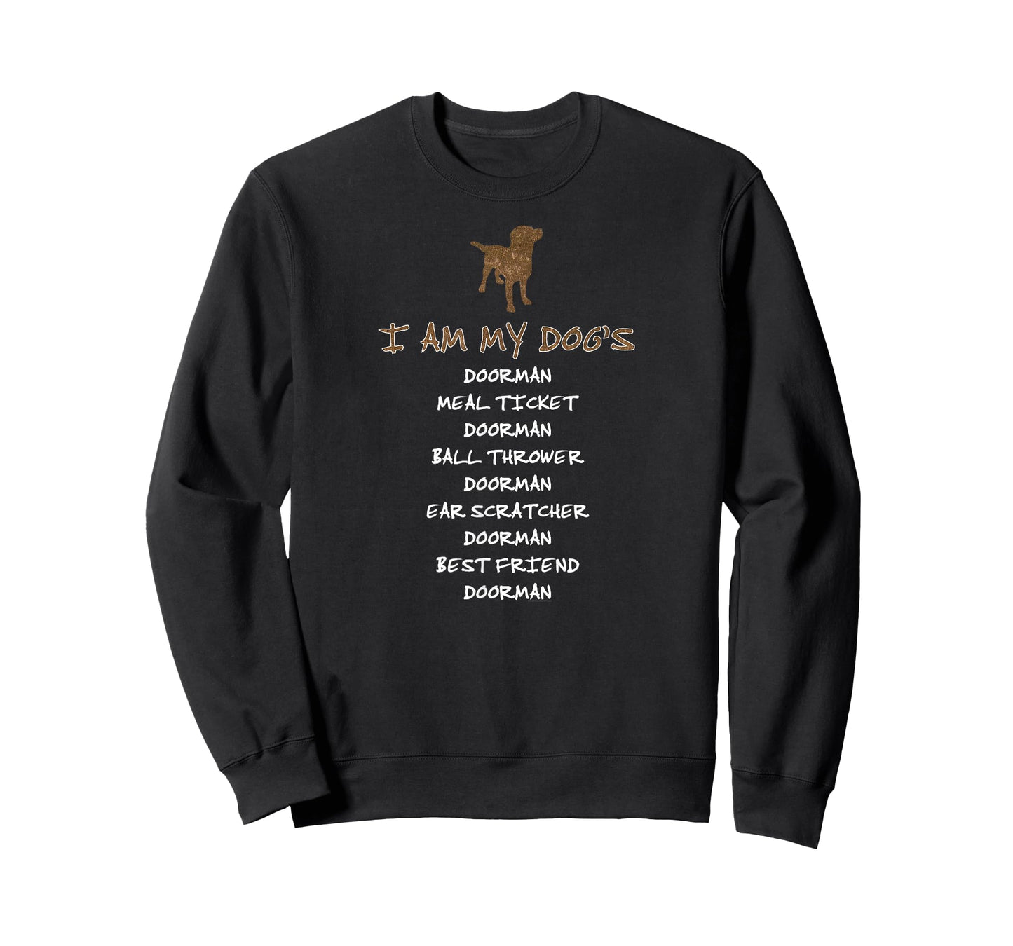 I Am My Dog's Doorman Shirt - Gift for Dog Lovers