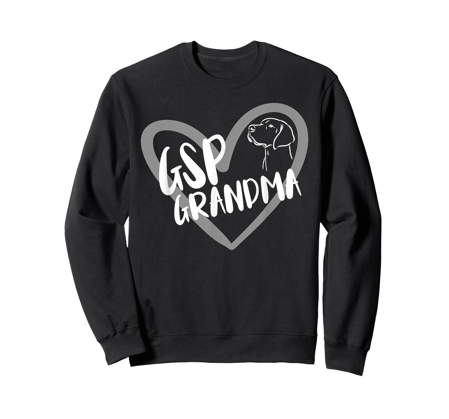 GSP Grandma Heart German Shorthaired Pointer Dog Lover T-Shirt