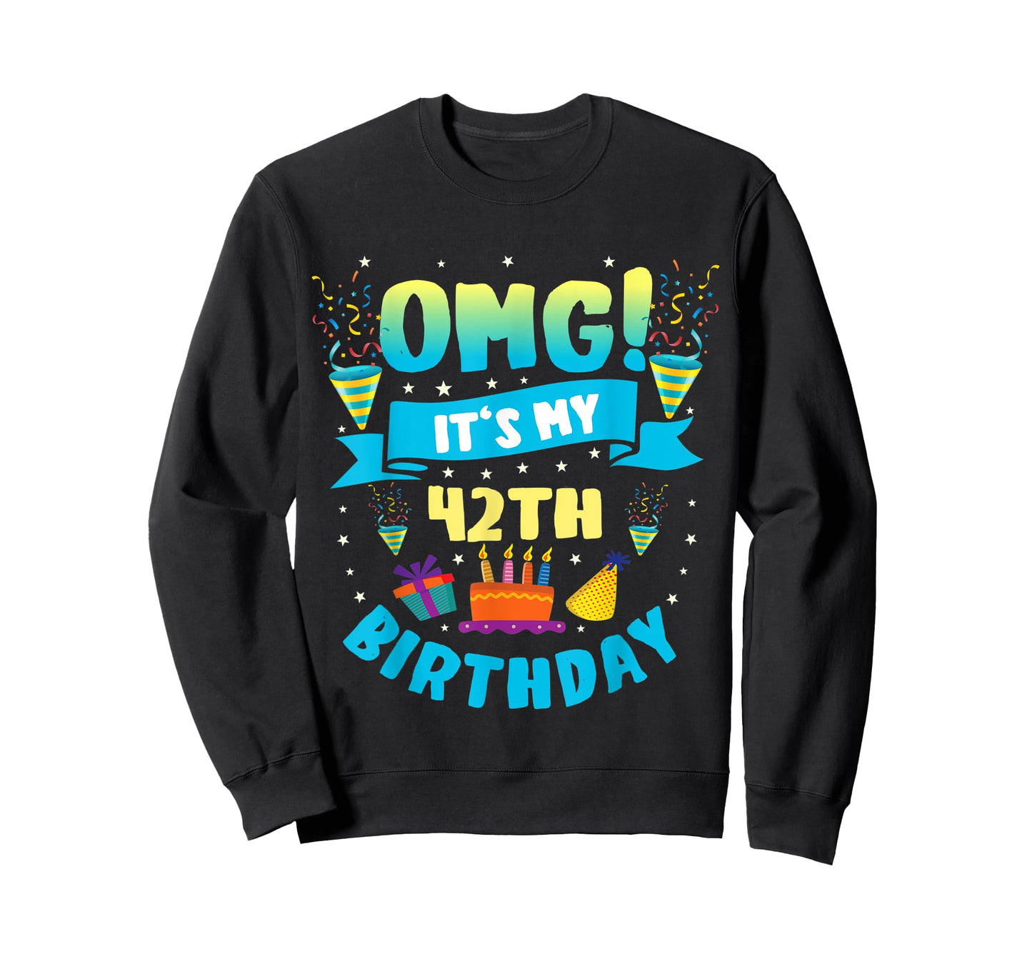 42 Year Old shirt OMG It's My 42th Birthday T-Shirt