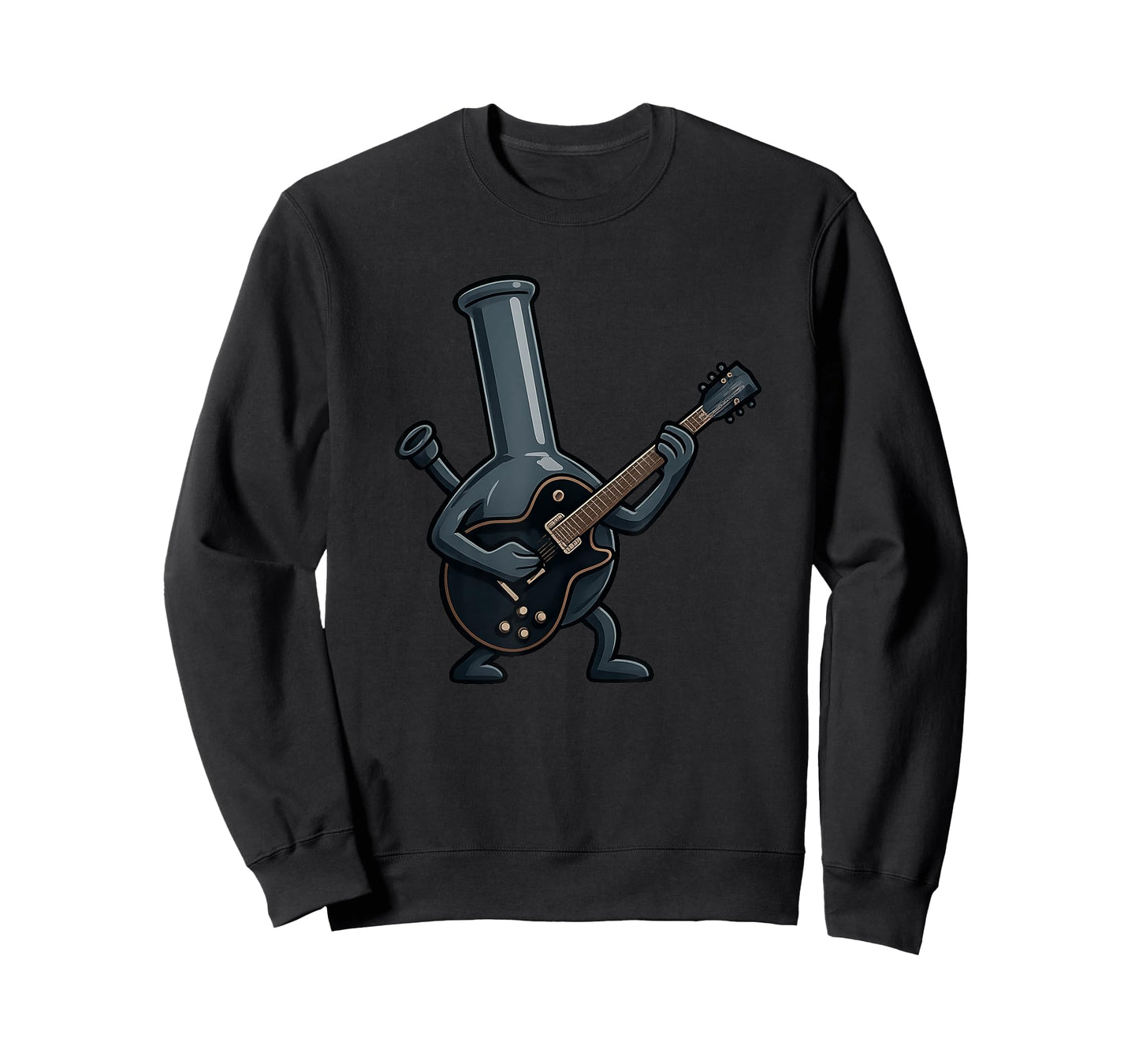 Cool Bong with Electric Rocking Guitar Costume T-Shirt