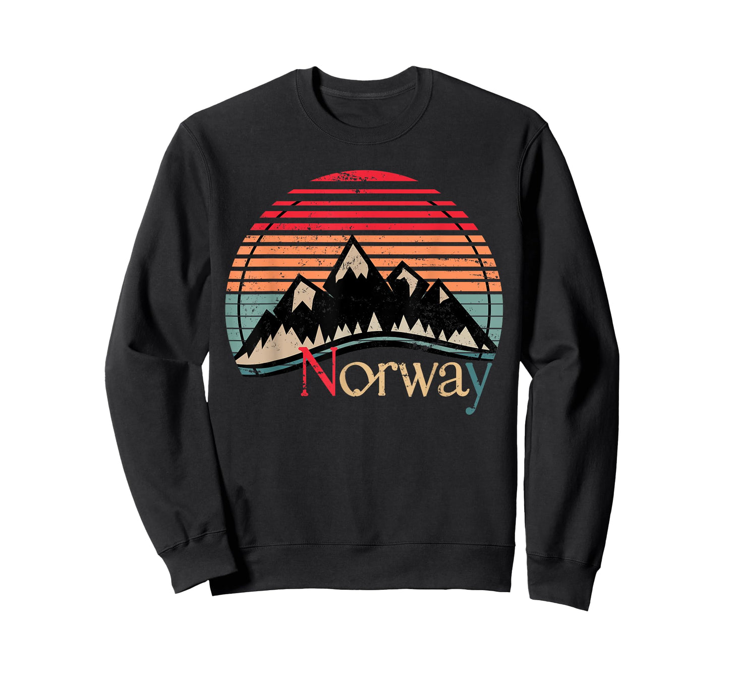 Norway Flag Norwegian Pride Unisex-Adults Black Short Sleeve T-Shirt