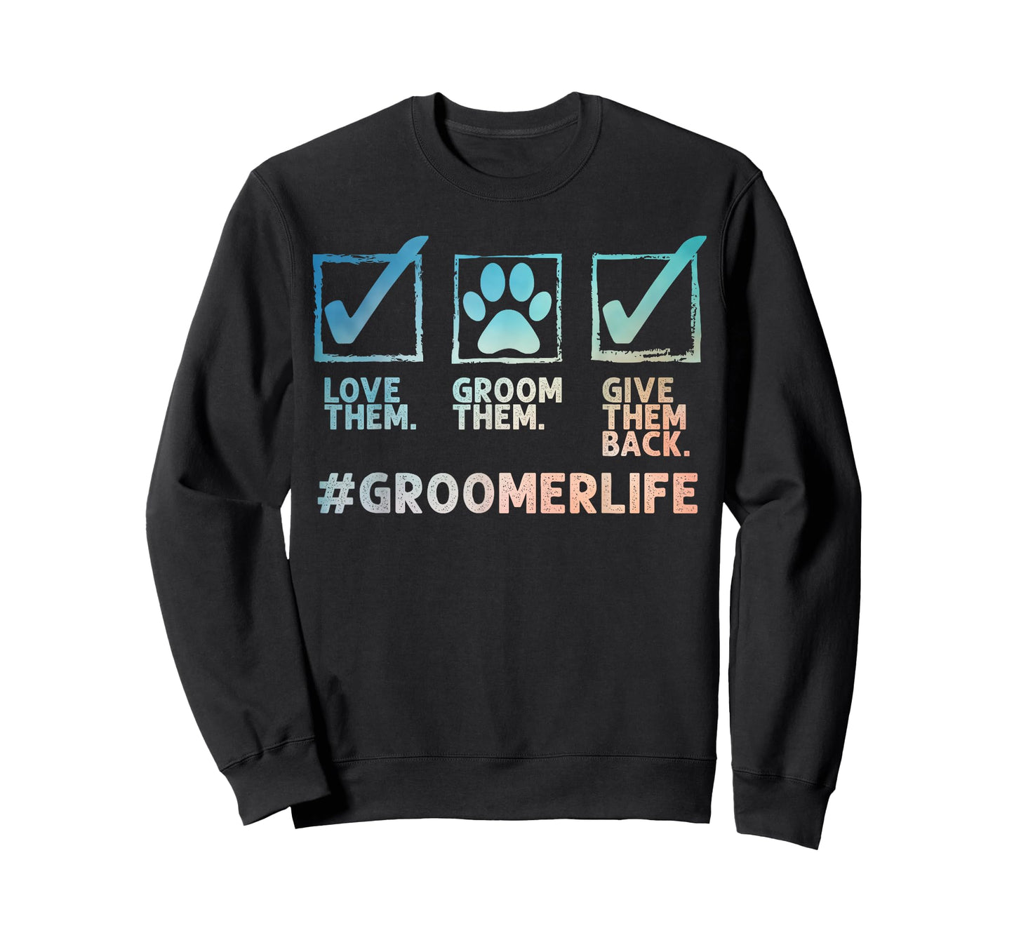 Cool Dog Groomer Art for Men Women Dog Grooming Pet Groomer T-Shirt