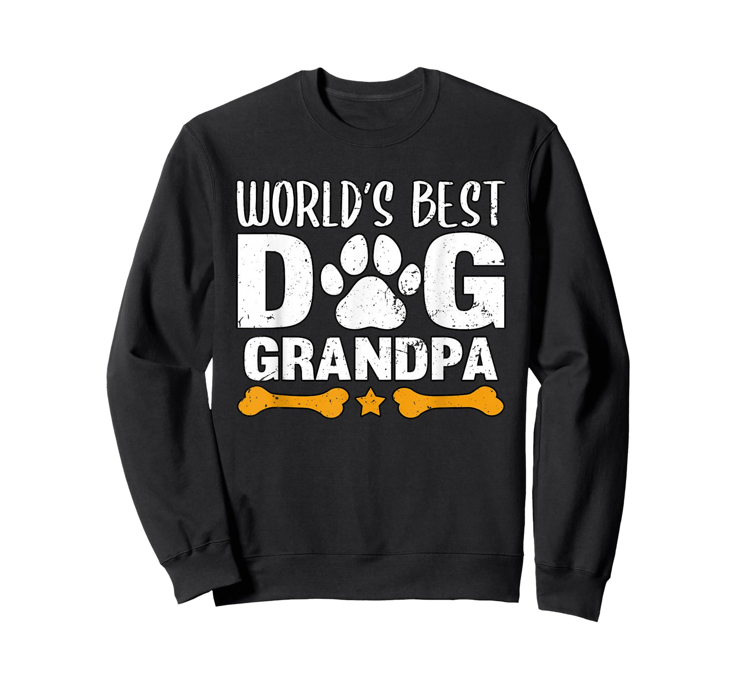 World's Best Dog Grandpa Puppy Grandfather Paw Fur Parent T-Shirt