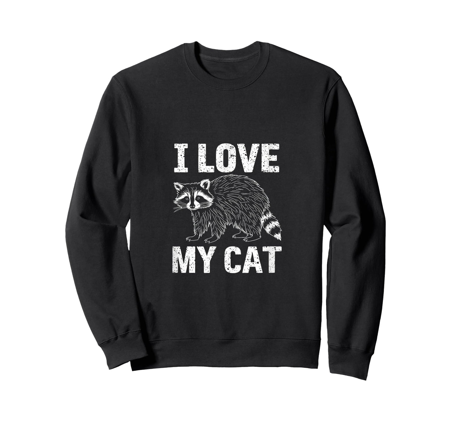 I Love My Cat, Funny Raccoon Woodland Creature T-Shirt