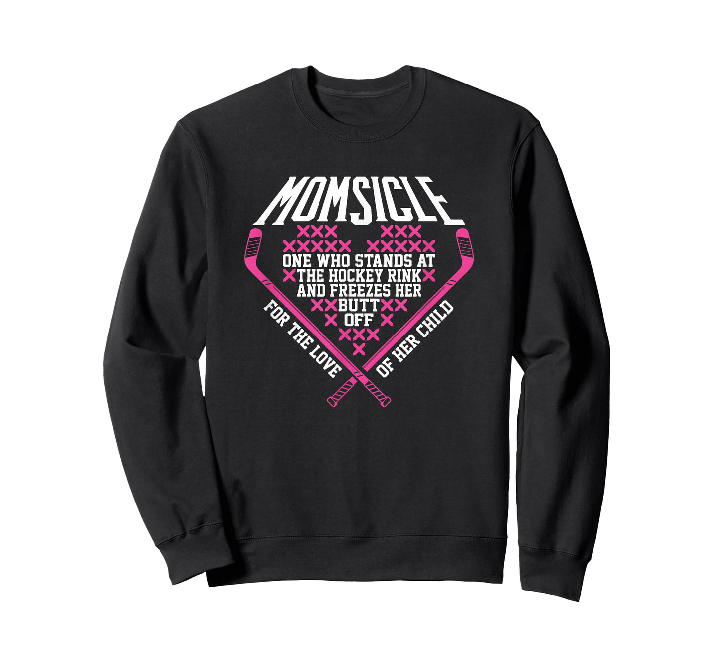Funny Hockey Mom Shirts Momsicle T-Shirt