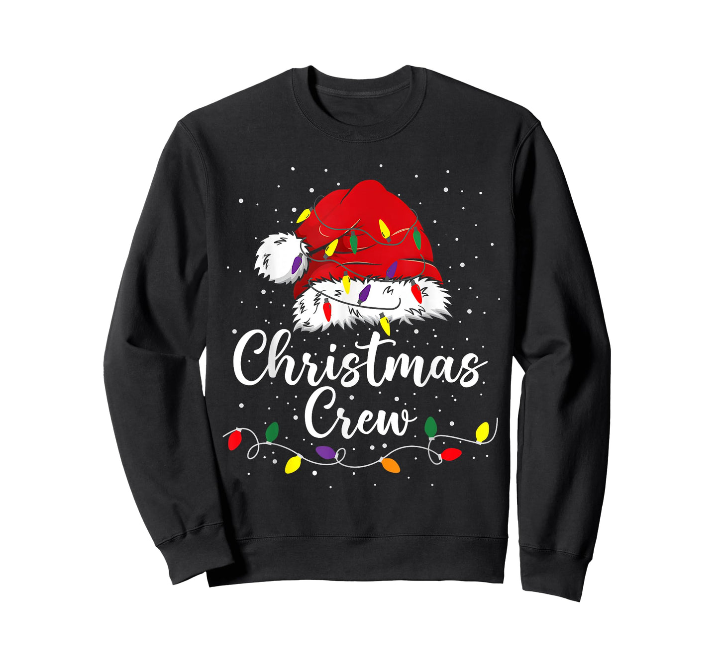 Christmas Crew Family Group Matching Christmas Pajama Party T-Shirt