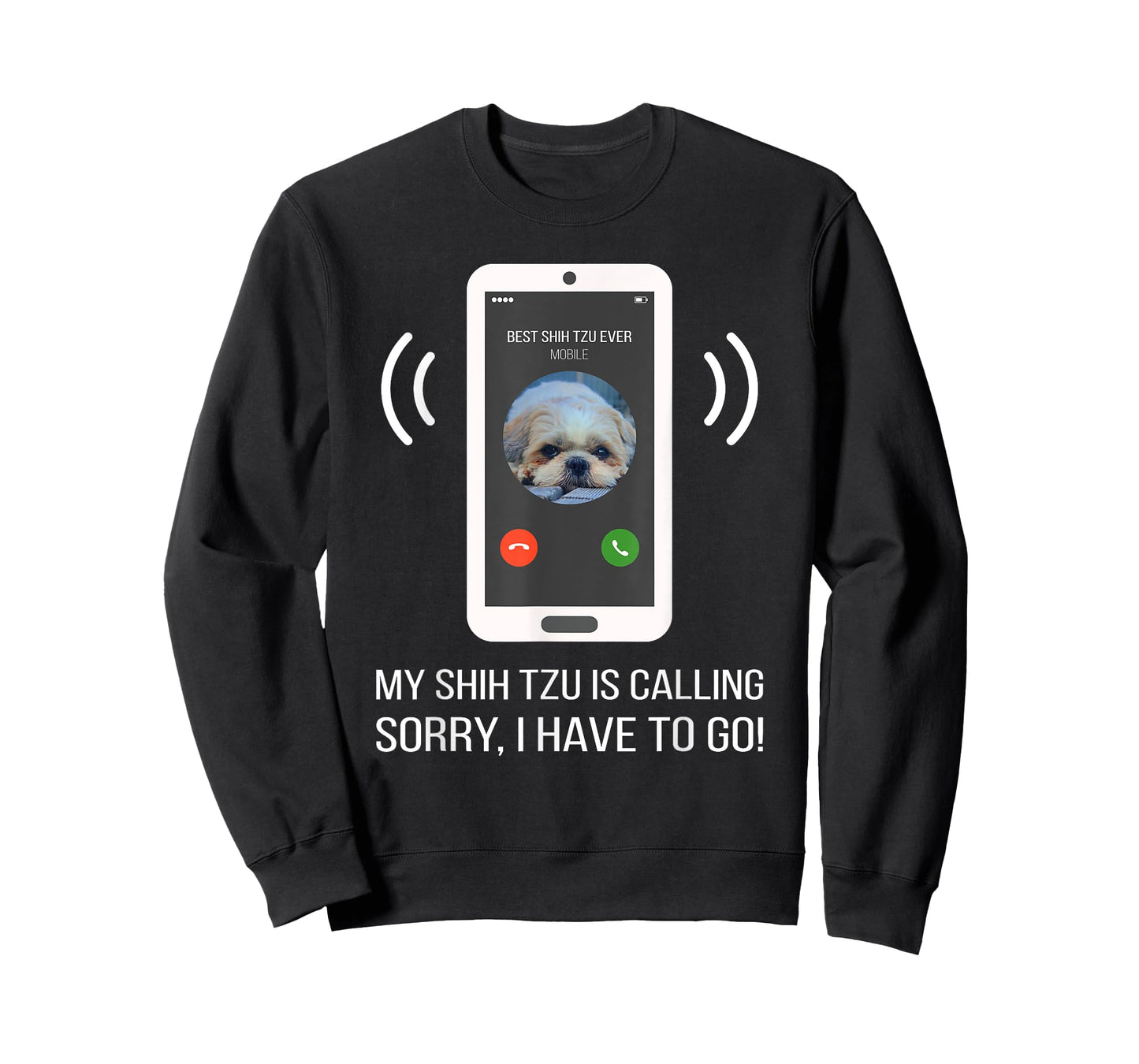 Funny Shih Tzu Dog T-Shirt for Men Women Girls Kids