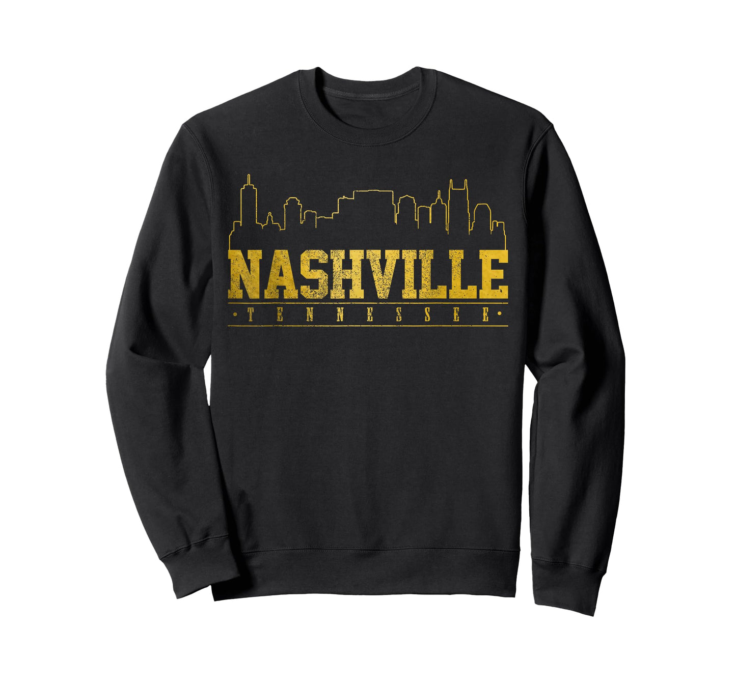 Nashville Skyline Tennessee TN Music City Vintage Nash T-Shirt