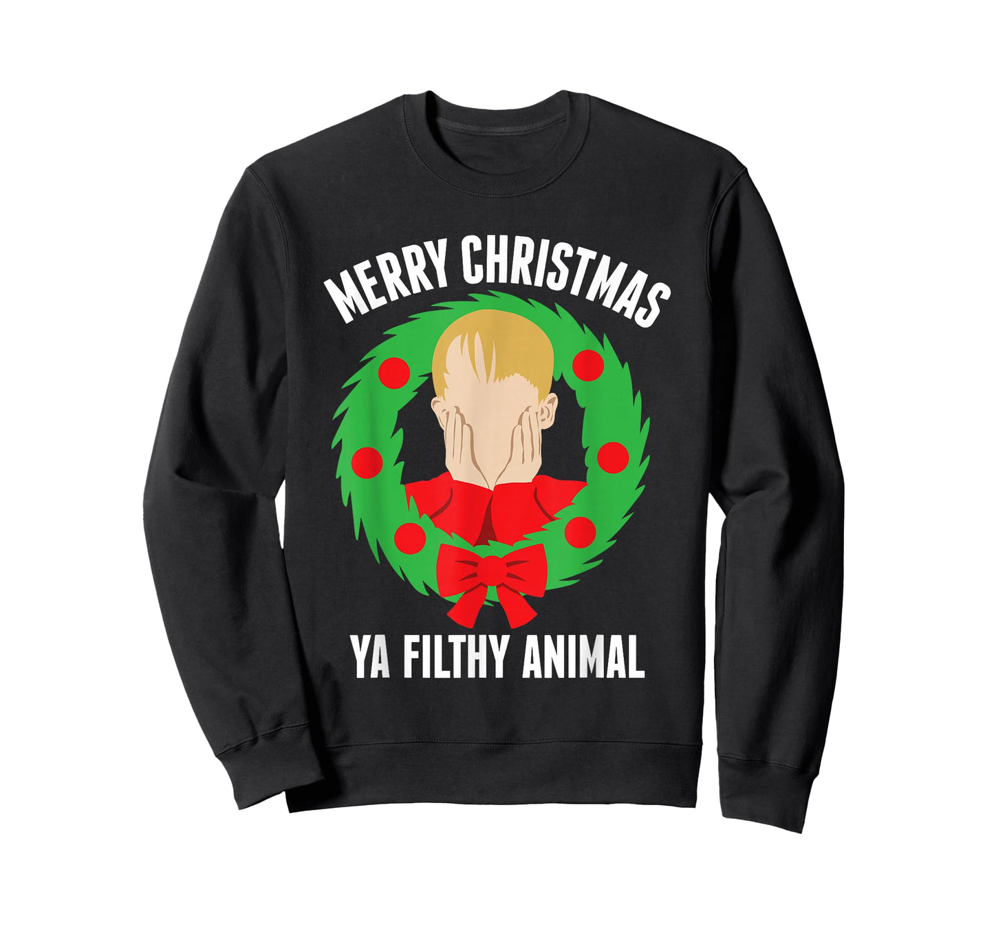 Home Alone Merry Christmas Ya Filthy Animal Ugly Sweater T-Shirt