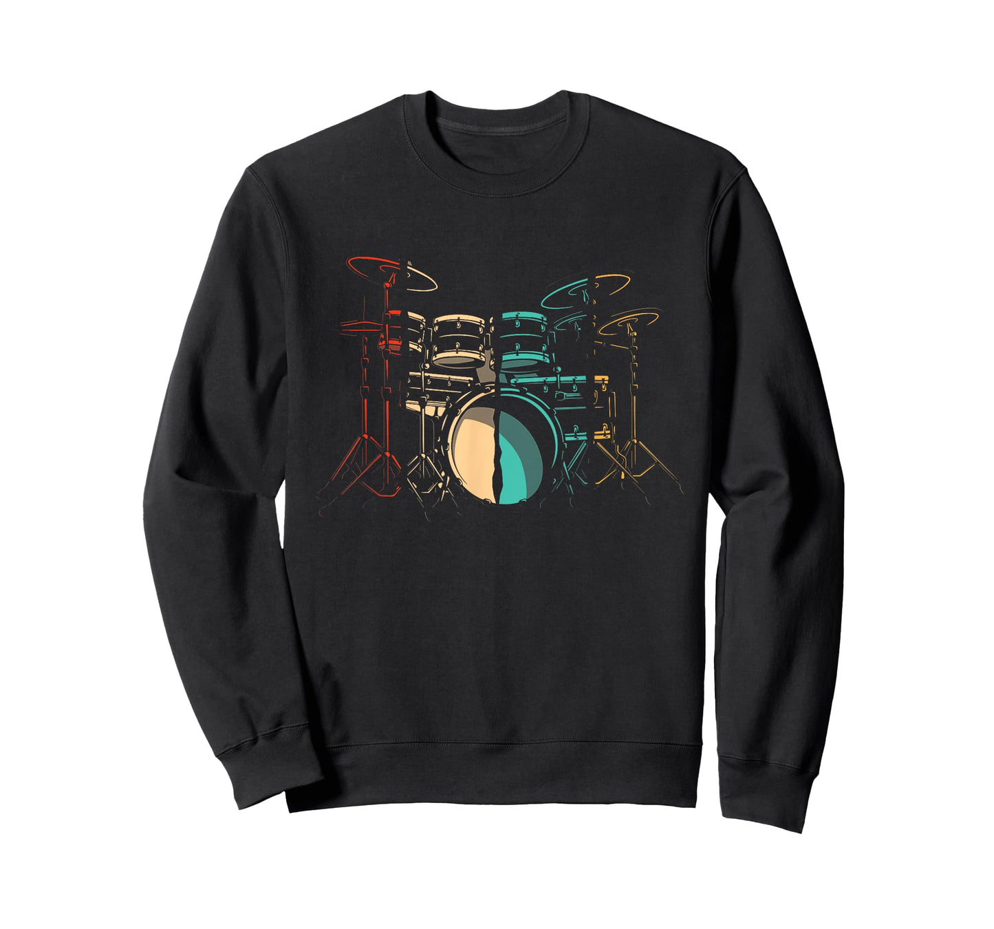 Vintage Retro Drums Drum Sticks Drumming Drummer T-Shirt