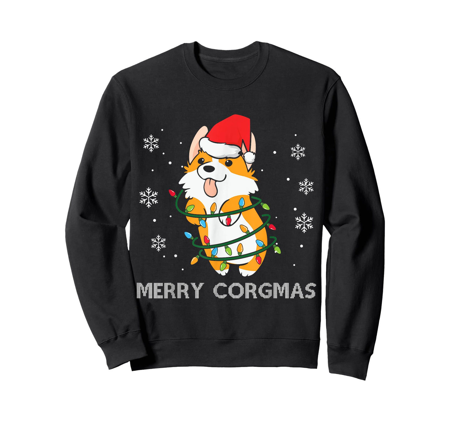 Merry Corgmas Xmas Pajamas Corgi Christmas Nerdy Dog Gifts Men Women T-Shirt