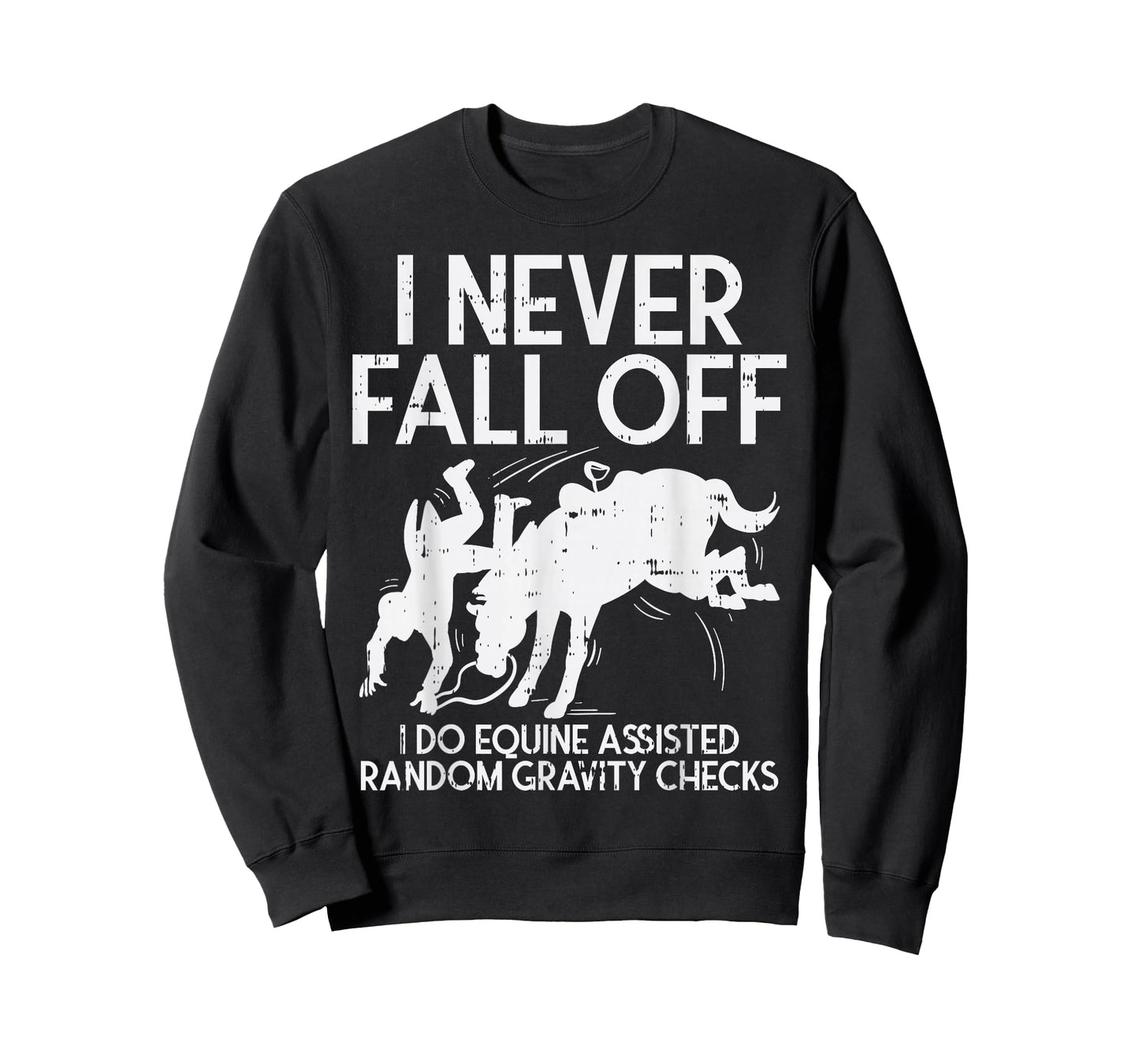 Never Fall Off Horse Funny Horseback Riding Equestrian Gift T-Shirt