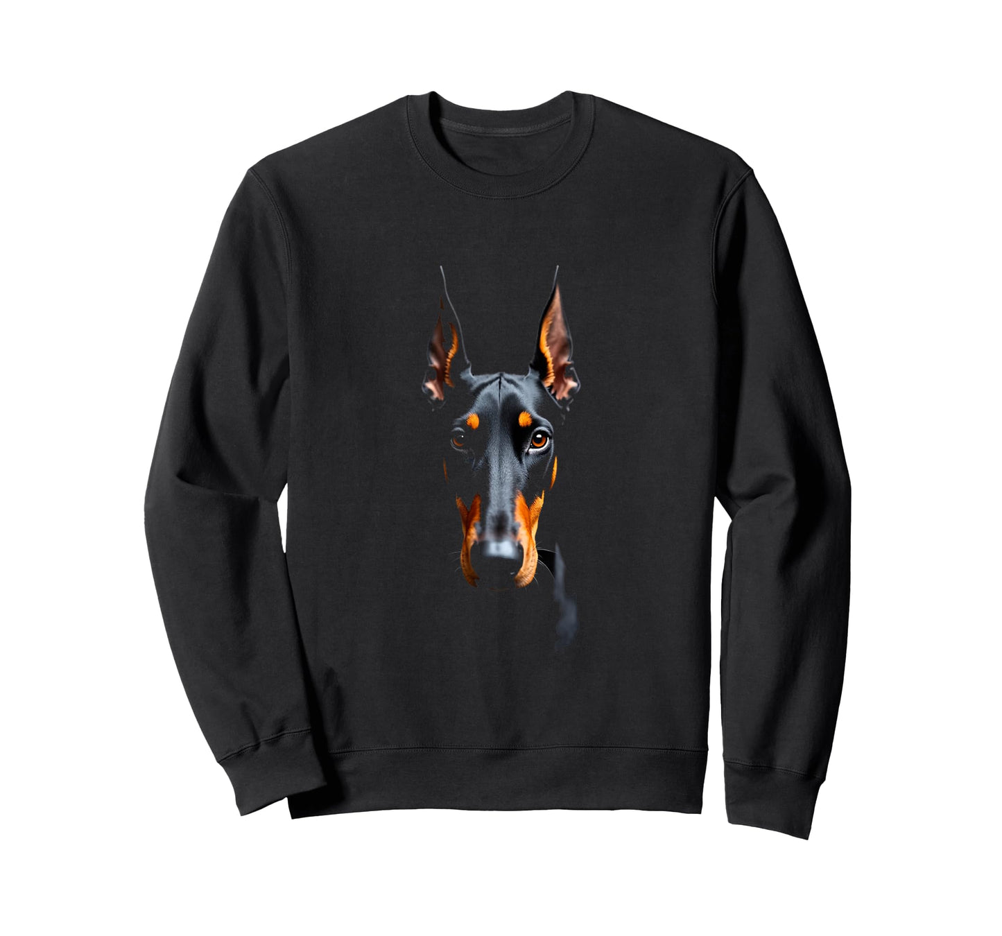 Black Doberman Pinscher Dog Doberman Face T-Shirt
