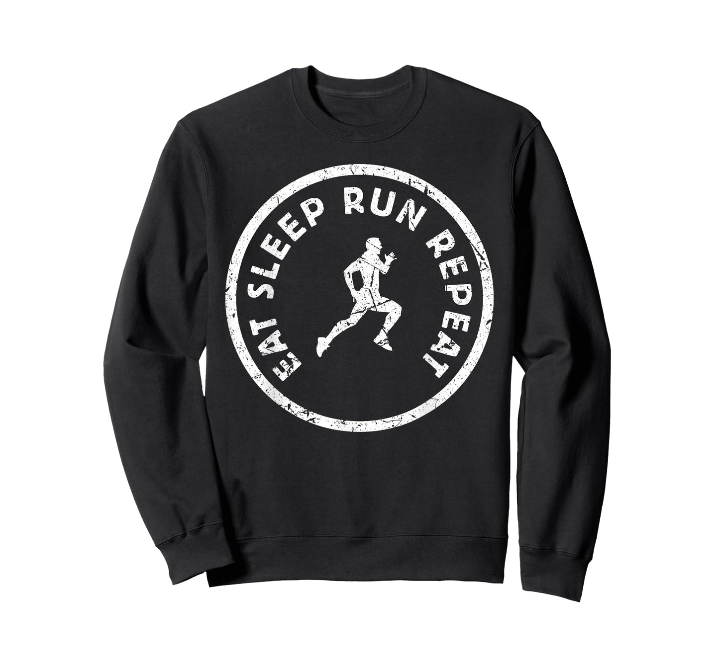 Eat Sleep Run Repeat Running Motivation Runner Marathon T-Shirt