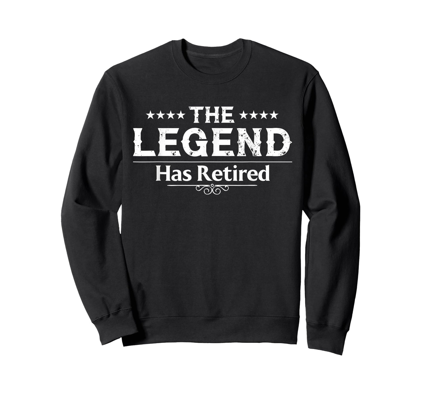 Funny The Legend Has Retired Gift for Men Women Retirement T-Shirt Small
