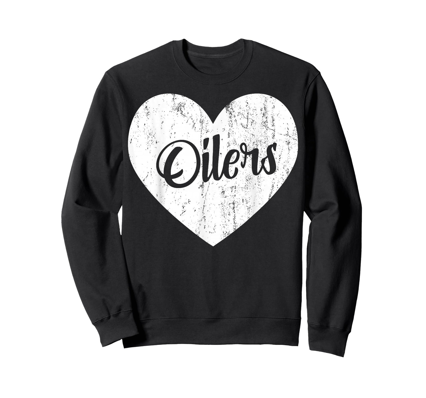 Oilers School Sports Fan Team Spirit Mascot Heart Gift T-Shirt