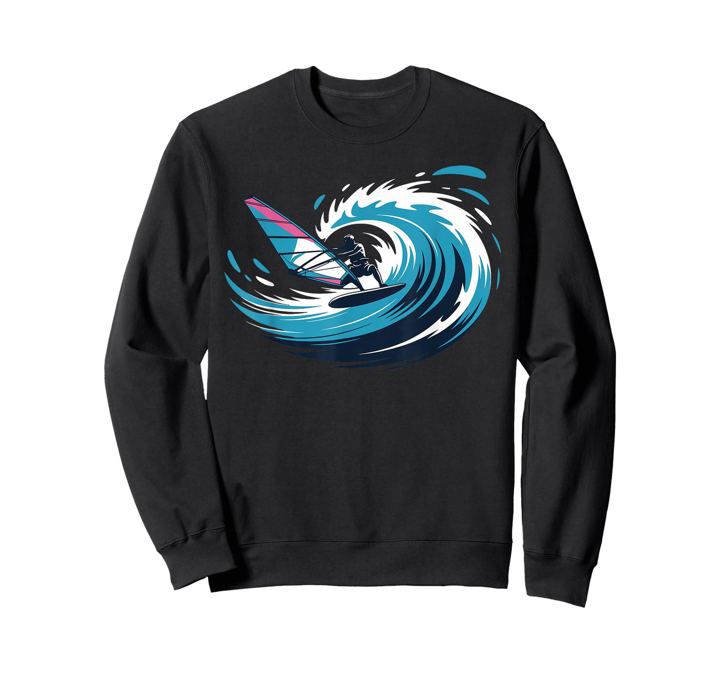Cool Windsurfing Art for Men Women Kids Windsurf Windsurfer T-Shirt