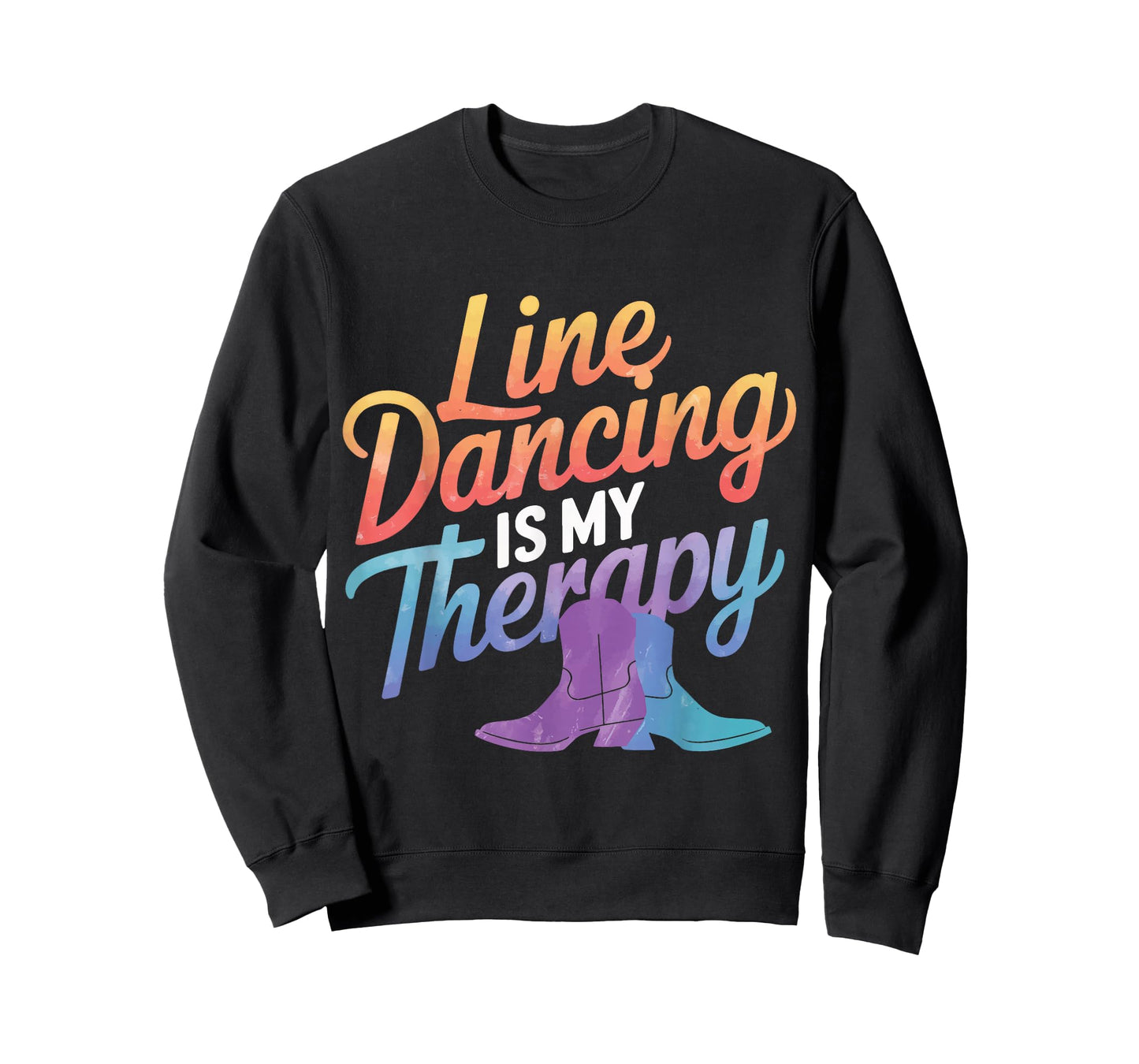 Line Dancing Line Dancing Is My Therapy T-Shirt