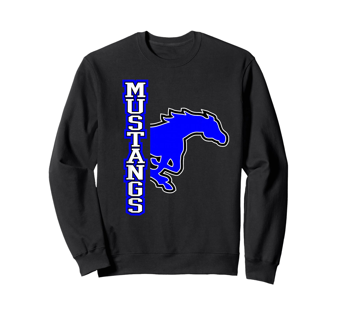 Blue Mustangs School Spirit Mustang T-Shirt