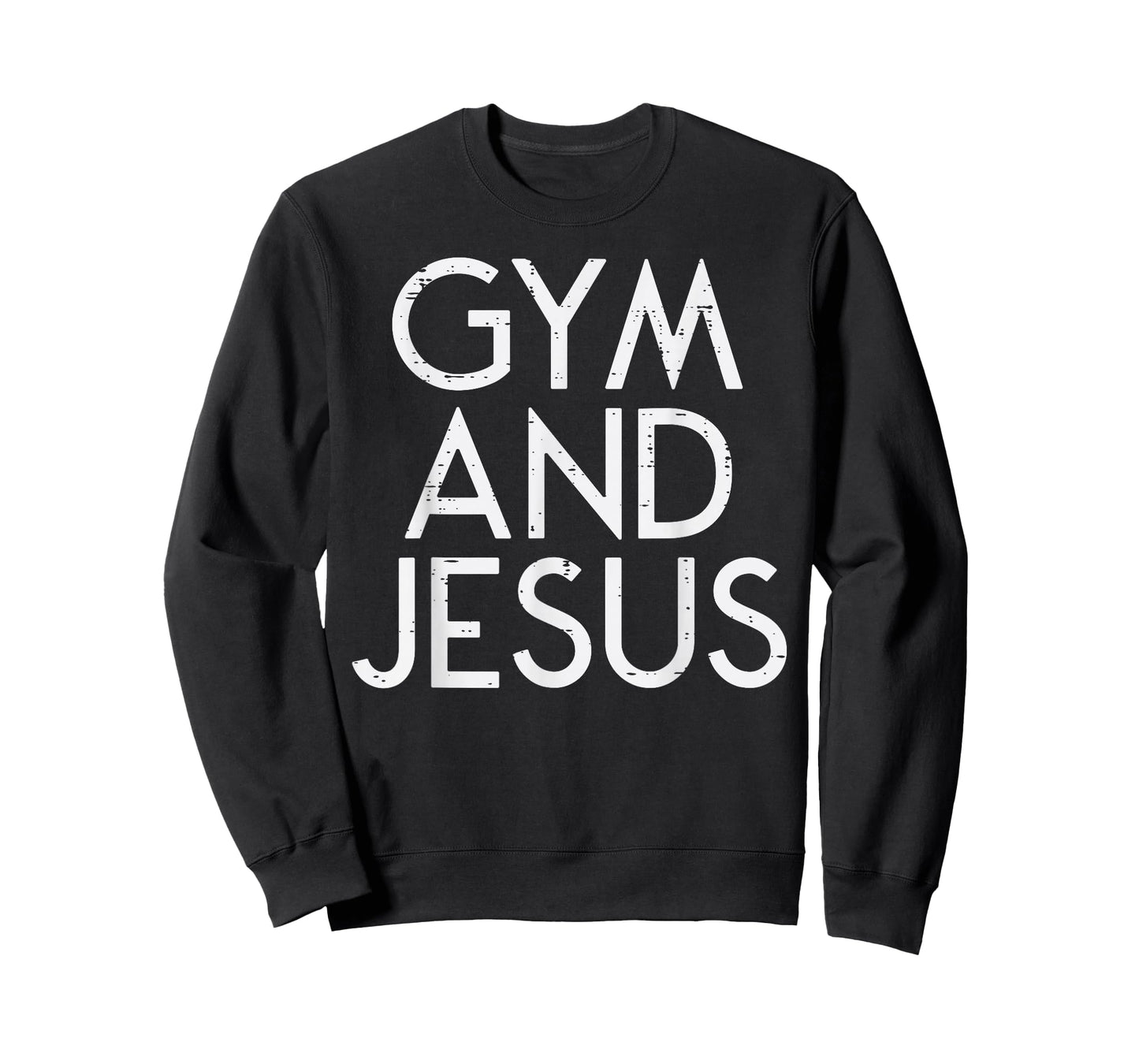 Gym and Jesus Christian Workout Fitness Exercise Women Men T-Shirt