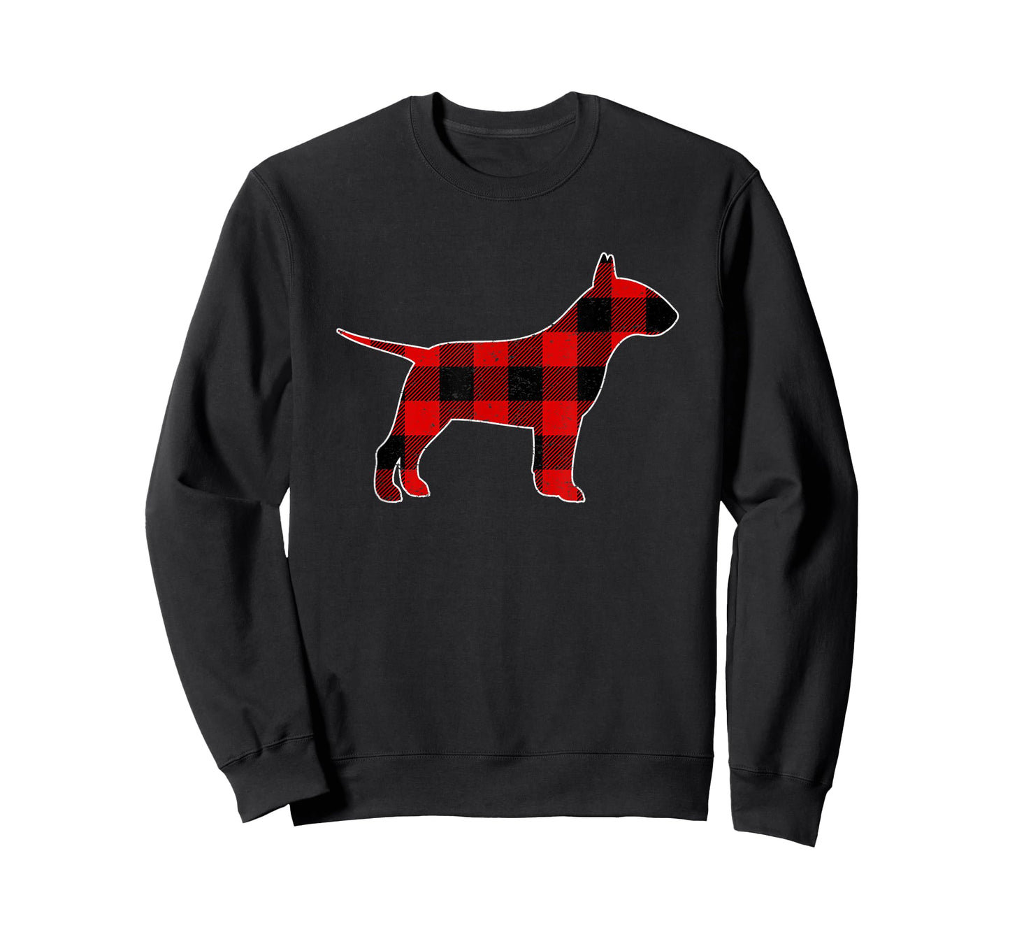Check Brand For 50, Christmas Plaid Bull terrier Pajama T-Shirt