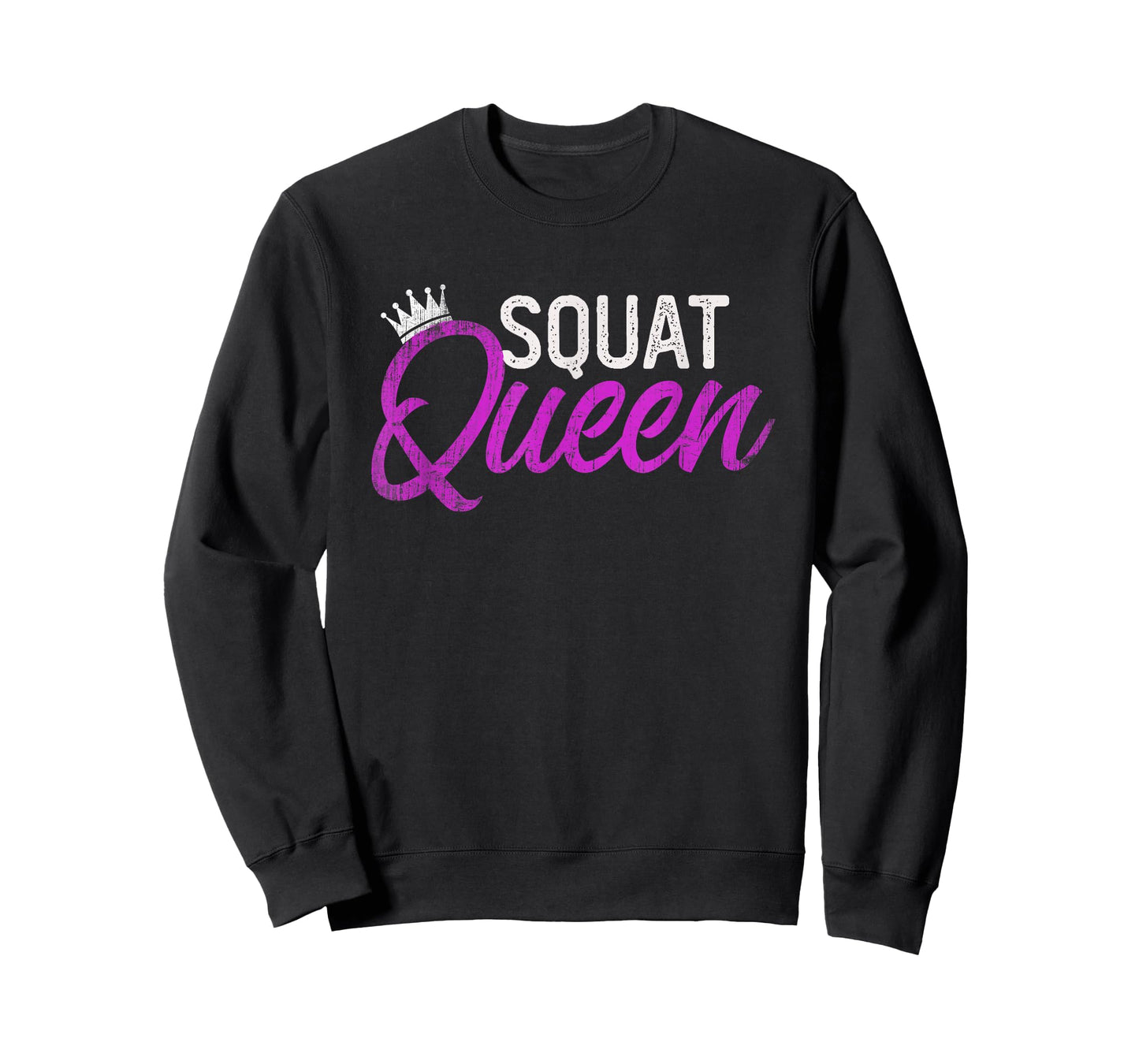 Funny SQUAT QUEEN Personal Trainer Fitness Girl Coach Gym T-Shirt