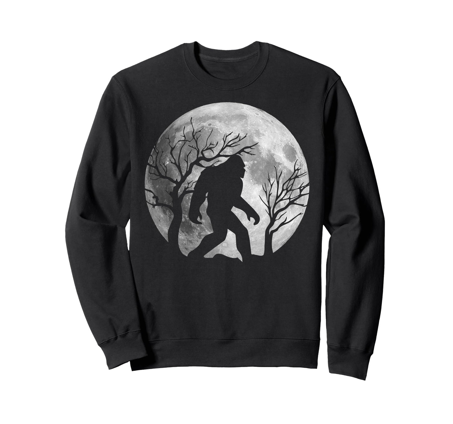 Bigfoot Halloween Sasquatch Full moon Yeti Funny T-Shirt