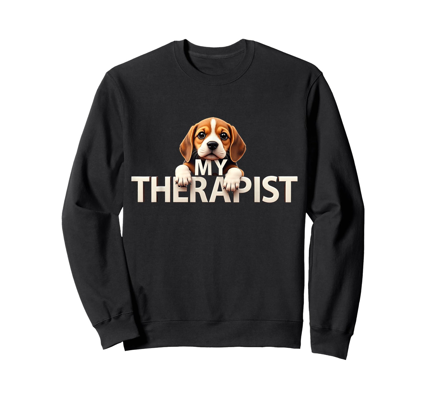 Funny Beags Puppy My Therapist Beagle Dog T-Shirt