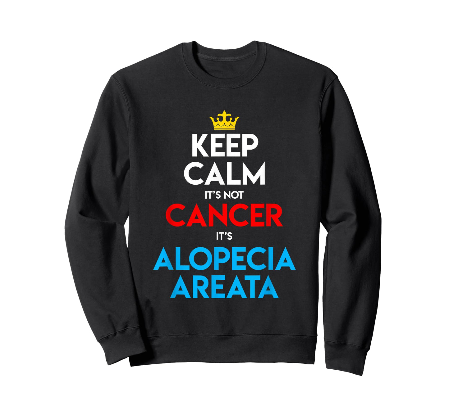 Alopecia Areata Awareness Hair Loss Bald Keep Calm T-Shirt