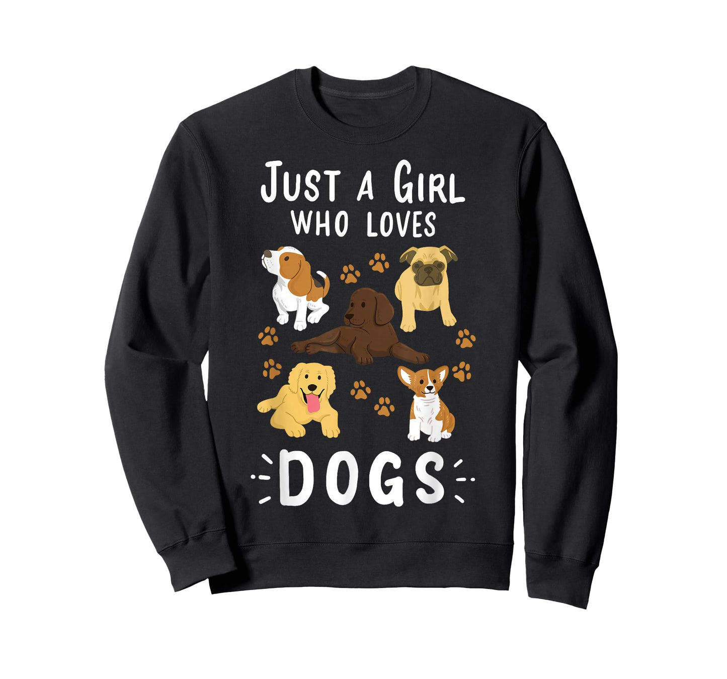 Just a Girl Who Loves Dogs Dog Lover T-Shirt