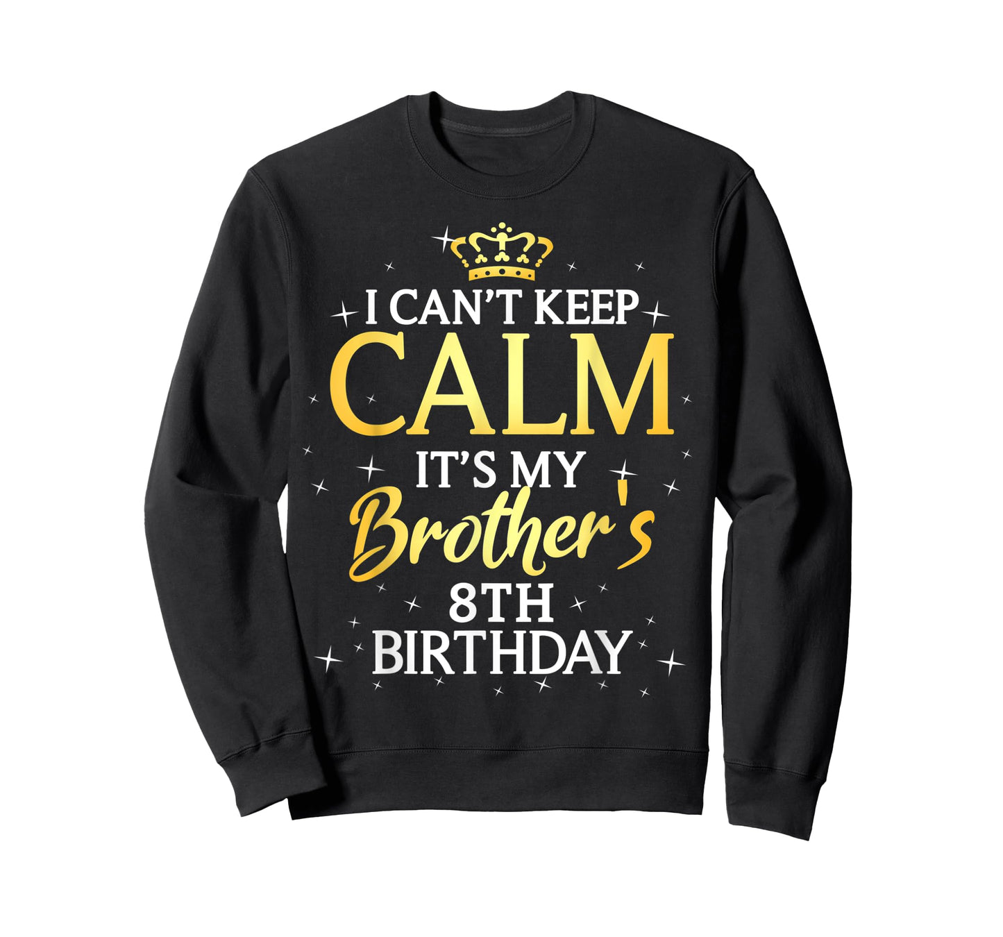8 Years Old Birthday Gift It's My Brother 8th Birthday T-Shirt