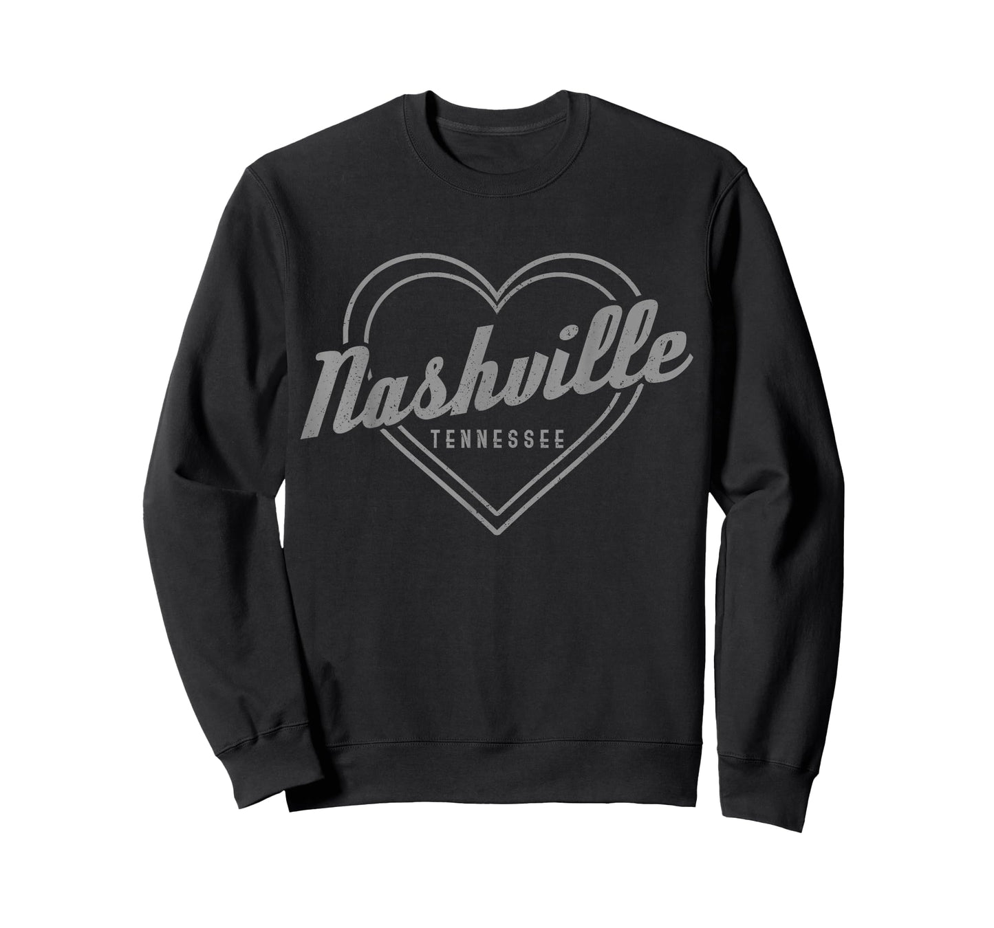 Nashville Tennessee Country Music City Heart Gift Vintage T-Shirt