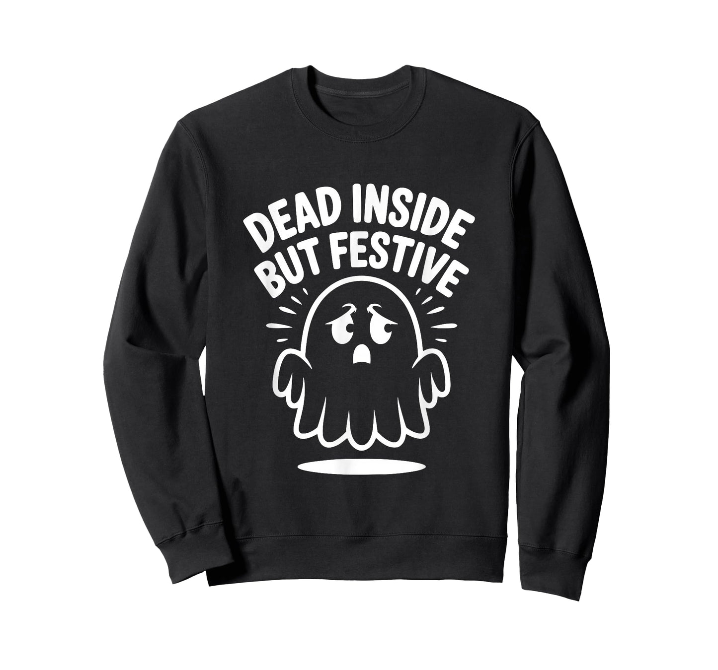 Dead Inside But Festive Ghost Halloween Introvert T-Shirt