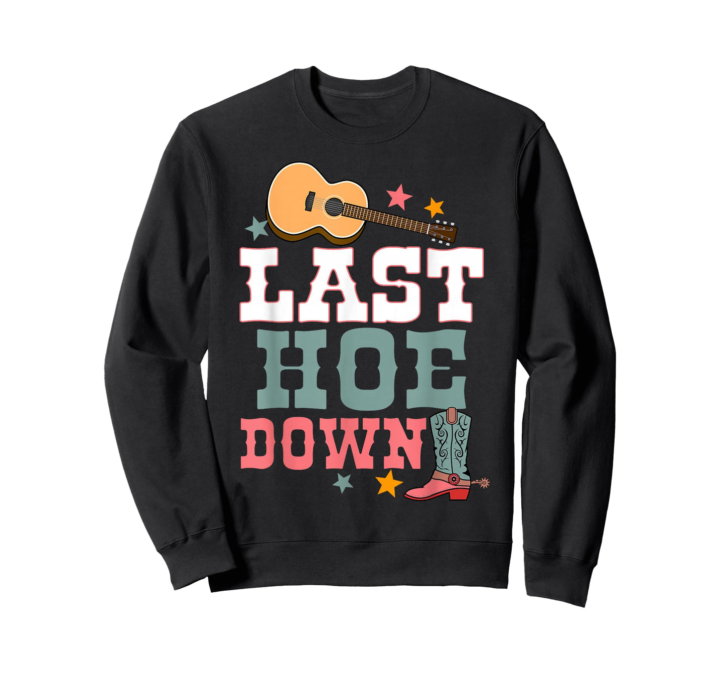 Last Hoe Down Bridesmaid Rodeo Country Bachelorette Party T-Shirt