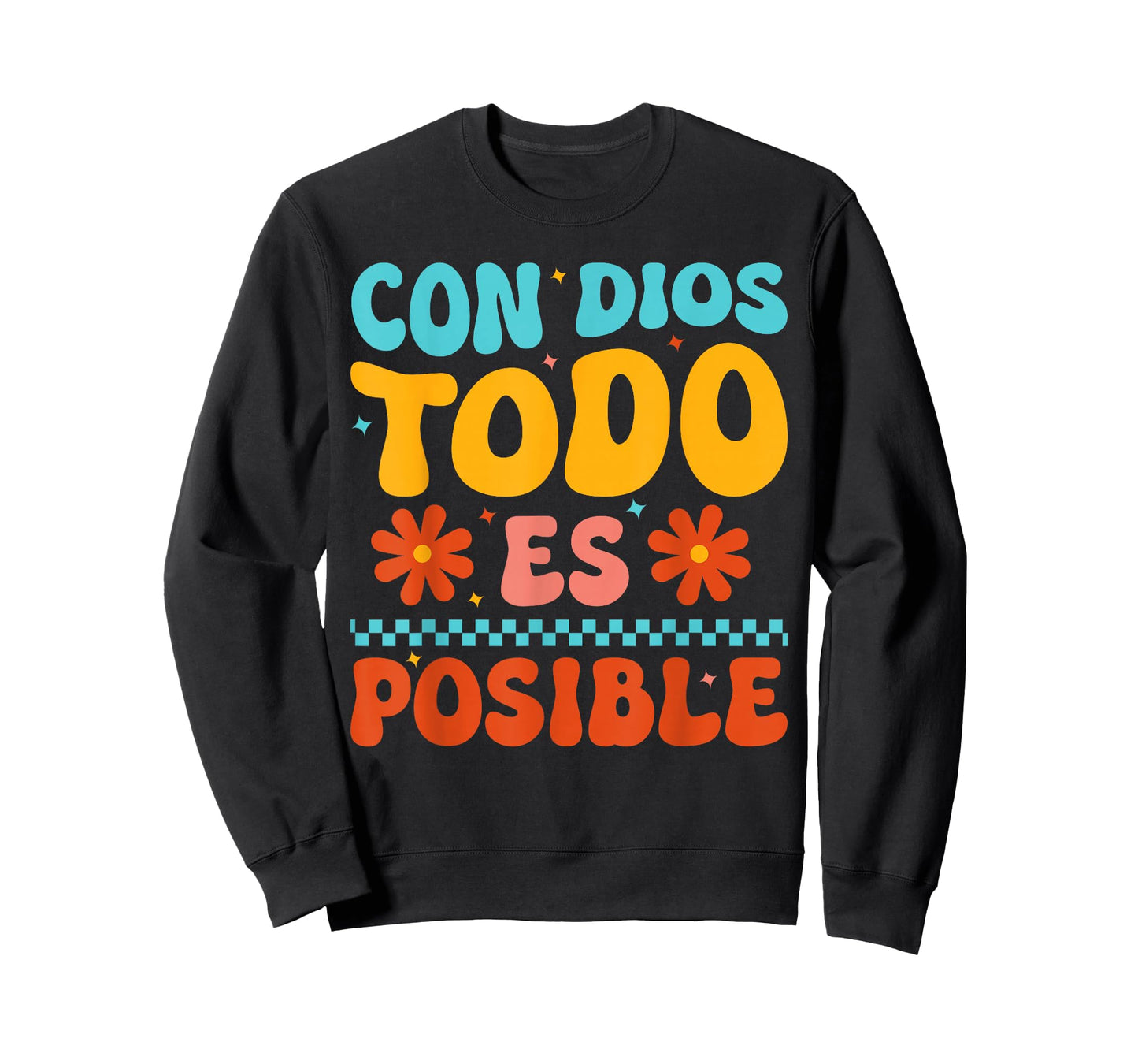 Con Dios Todo Es Posible Christian Spanish Espanol Jesus T-Shirt
