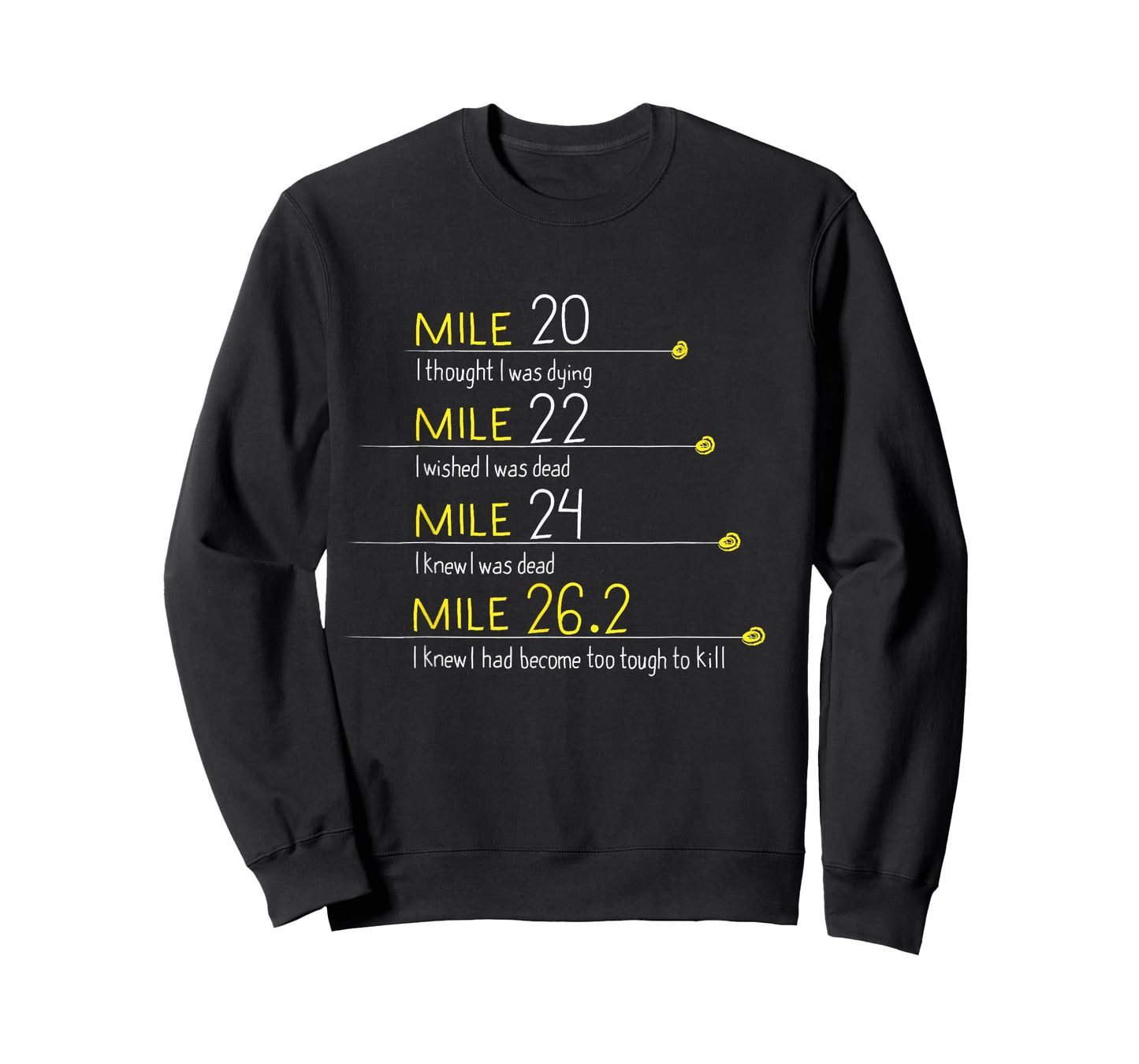 The Thoughts Of Marathoner Runner Gift Funny Marathon T-Shirt