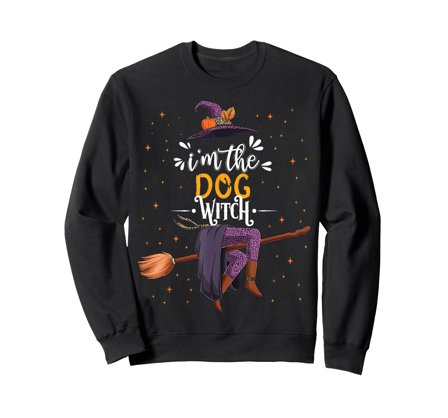 im the Dog Witch Halloween Matching Group Costume T-Shirt for Men Women Kids