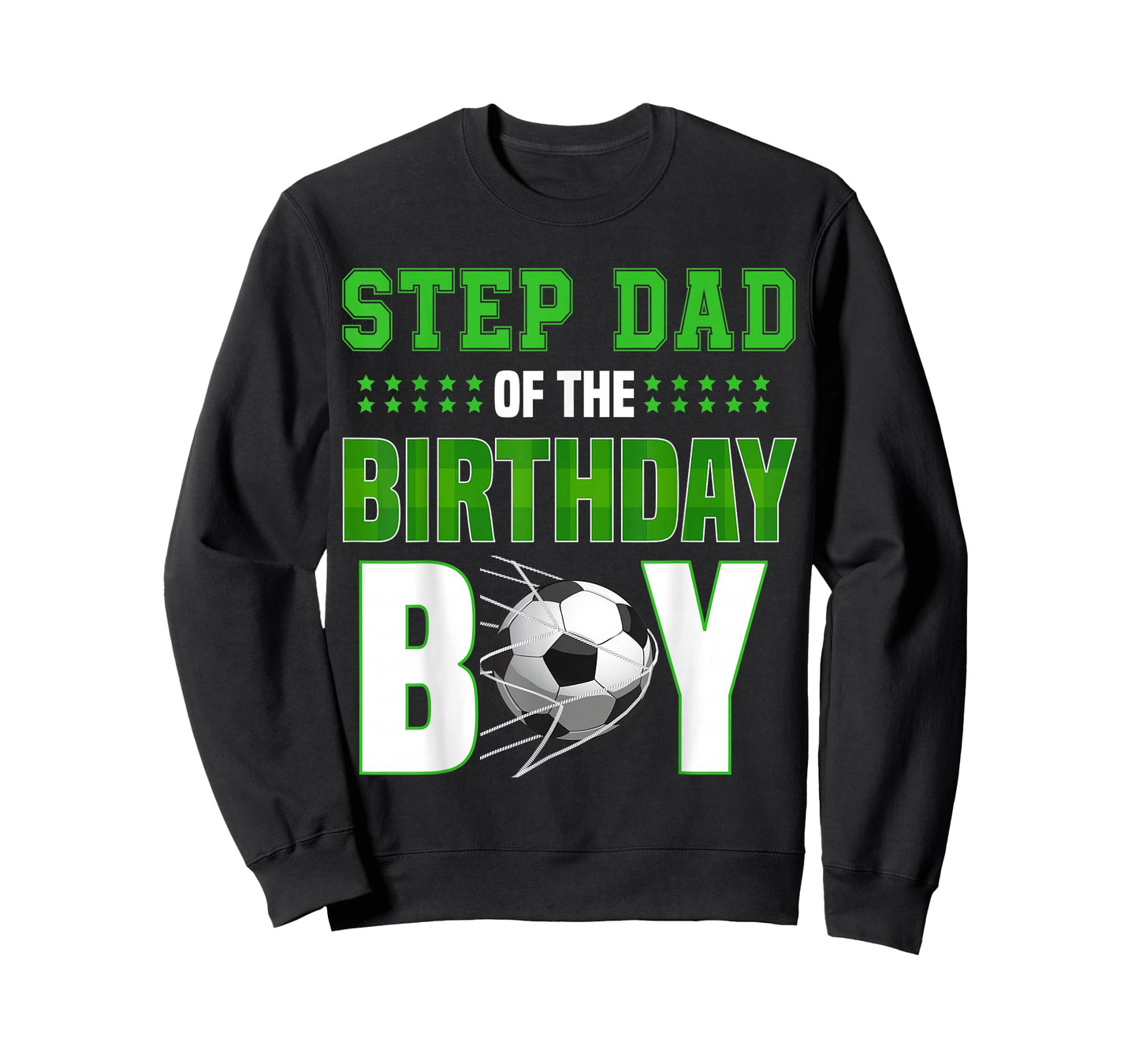 Goal Scoring Birthday Boy Celebration Look for Step Dad T-Shirt