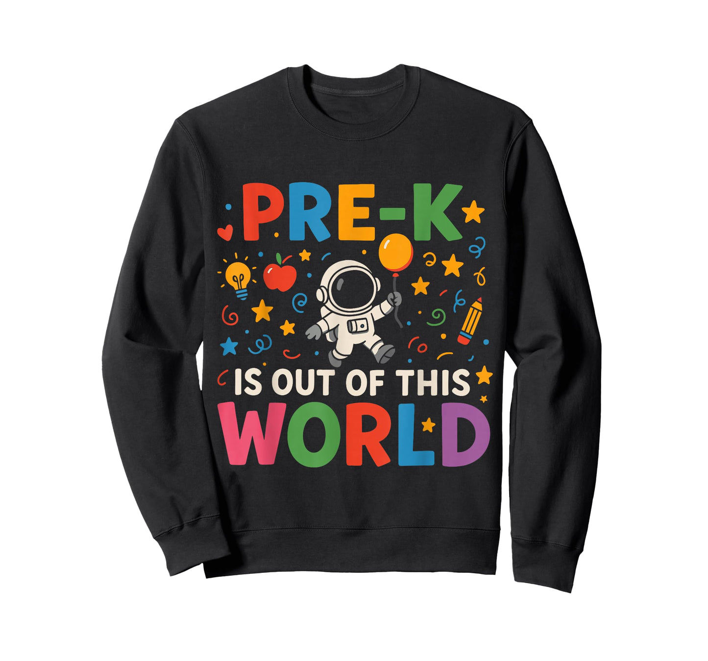 Pre-K is Out of This World Astronaut Kids Design T-Shirt