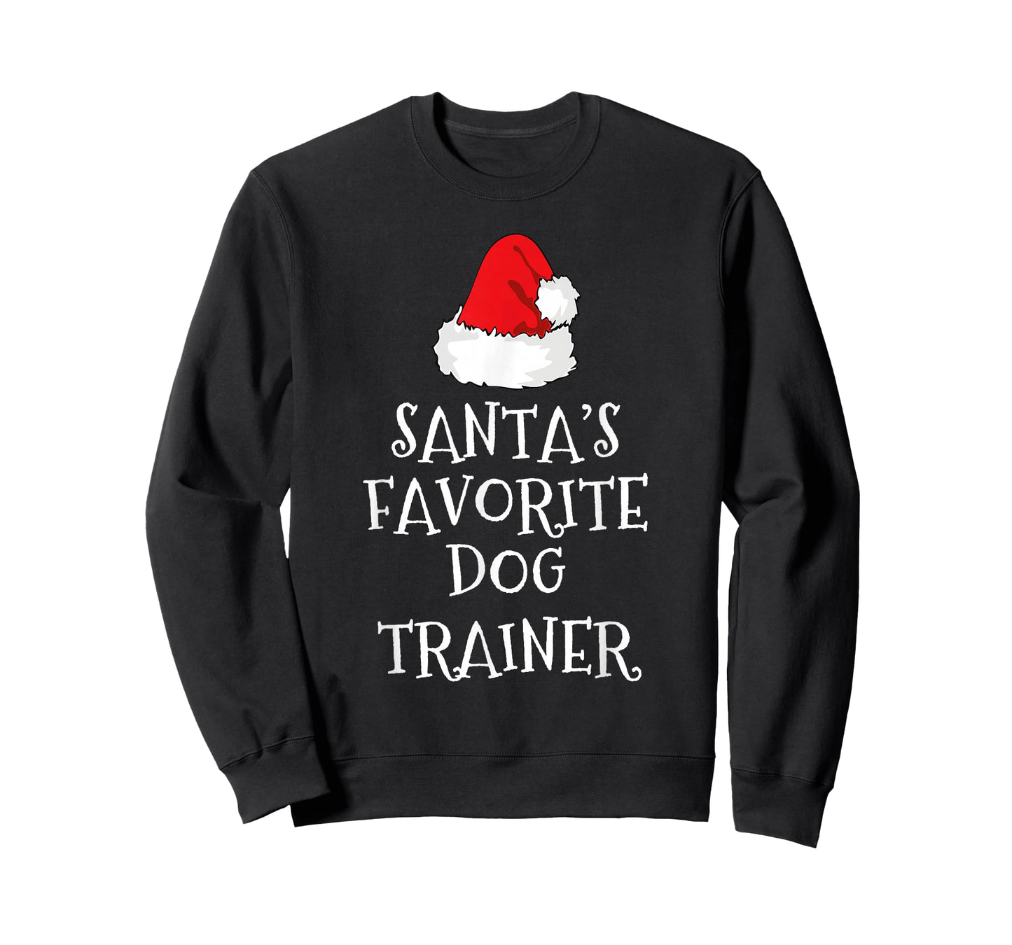 Santa's Favorite Dog Trainer Christmas Funny Xmas Training T-Shirt