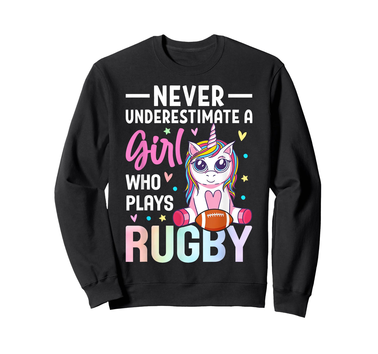 A Girl Who Plays Rugby Rugby Girl Female Rugby Player T-Shirt